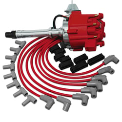 Picture of MSD 84742 GM Crate Engine Ignition Kit with Pro-Billet HEI Distributor & 8.5mm Wires