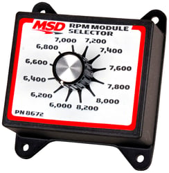 Picture of MSD 8672 RPM Module Selector Switch 6000-8200 RPM Rev Limiter