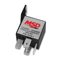 Picture of MSD 8961 High Current Relay SPST 30 Amp 12V DC Single Pole Single Throw