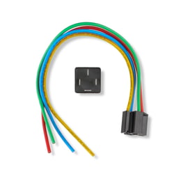 Picture of MSD 89612 Solid State SPST Normally Open Relay with Socket Harness 20 Amp
