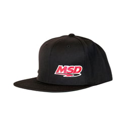 Picture of MSD 95196 Flatbill Hat Black Adjustable Cap