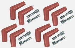 Picture of MSD 8853 Pro Race Spark Plug Boot & Terminal Kit 115 Deg, 8.5mm, Red