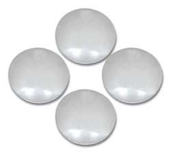 Picture of Mr. Gasket 4580 Baby Moon Hub Caps Chrome Plated Steel