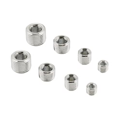 Picture of Mr. Gasket 6352G Chrome Pipe Plug Set 8-Piece Kit