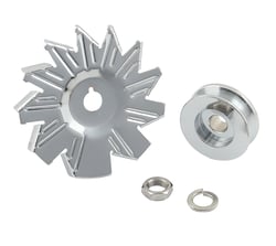 Picture of Mr. Gasket 6808 Chrome Alternator Fan and Pulley Kit