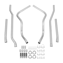 Picture of Hooker 16523HKR Header Back Exhaust System with Mandrel Bent Tubing