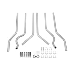 Picture of Hooker 16621HKR Manifold Back Exhaust System 2.25 Inch Aluminized Steel