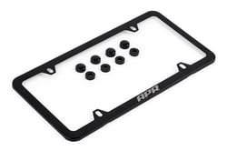Picture of APR A1000013 License Plate Frame - Slim Black with Hardware Hiders