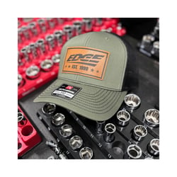 Picture of Edge Products 99200E 25 Years Snapback Hat Sage Green Black Mesh