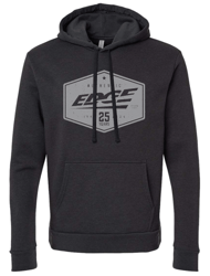 Picture of Edge Products 99568 25 Year Anniversary Hoodie - 3XLarge Black Asphalt