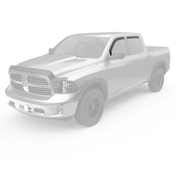 Picture of EGR 572755 In-Channel Window Visors Front/Rear Set Matte Black