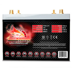 Picture of Fullriver Battery FT965-27F Full Throttle 12V Group 27F AGM Battery 965 CCA 100Ah