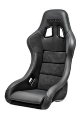 Picture of Sparco 008025ZNRRS QRT-C Performance Carbon Fiber Racing Seat Black with Red Stitching