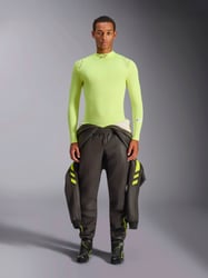 Picture of Alpinestars 4750325-55-M/L ZX Evo V3 Long Sleeve Top Fluorescent Yellow M/L
