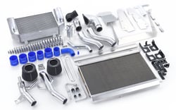 GReddy 12040704 Type-19 V-Mount Intercooler Radiator Full Kit
