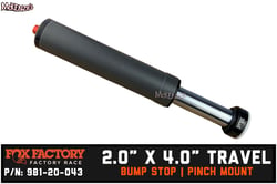 Picture of Fox Racing Shocks 981-20-043 Factory Race 2.0 x 4.0 Hydraulic Bump Stop Pinch Mount