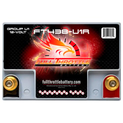 Picture of Fullriver Battery FT438-U1R Full Throttle AGM Battery 438 CCA 28Ah Group U1R