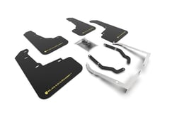 Picture of RallyArmor MF46-LTUR-BLK/PYP UR Series Mud Flaps Black with Yellow Pearl Logo