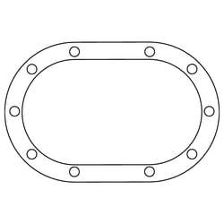 Picture of Cometic C15236 Sprint Midget Quick Change Differential Cover Gasket