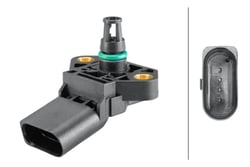Picture of Hella 358152251 Turbocharger Boost Pressure Sensor 4-Pin
