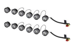 Picture of Hella 010458731 LEDayFlex 6-Lamp LED Daytime Running Light Kit with Position Lamp