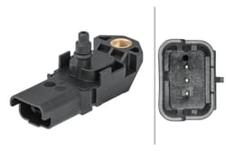 Picture of Hella 009403461 Turbocharger Boost Pressure Sensor 3-Pin with Seal Ring