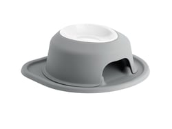 Picture of WeatherTech PSH1604DGDG Single High Pet Feeding System 4-Inch Stand with 16 oz BPA-Free Poly Bowl Dark Grey