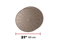 Picture of WeatherTech 8A21CST2PKTN Project Mat Set - 21 Inch Square All-Purpose Floor Mats (Tan, 2-Pack)
