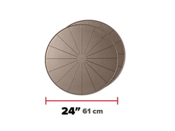 Picture of WeatherTech 8A24CST2PKTN Project Mat 24-Inch Round Tan 2-Pack