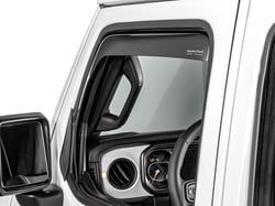 Picture of WeatherTech 82922IM Side Window Deflectors Dark Tint for Jeep Wrangler JL