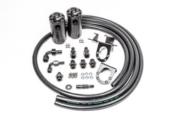 Picture of RADIUM Engineering 20-0240-FL Dual Catch Can Kit for 2007-2021 Toyota Tundra with Fluid Lock
