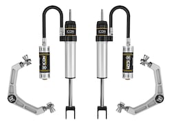 Picture of ICON Vehicle Dynamics 78734 Billet Upper Control Arm Kit with 2.5 VS Shocks for 2020+ GM 2500/3500 HD