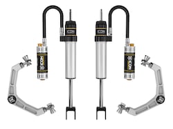 Picture of ICON Vehicle Dynamics 78735 2020+ GM 2500/3500 HD Billet Upper Control Arm & 2.5 VS Shock System 0-2" Lift