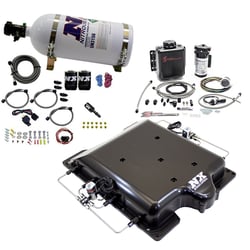 Picture of Nitrous Express 20972BMF-10 Hellcat Lid with Nitrous and Water/Methanol System (100-400HP) 10lb Bottle
