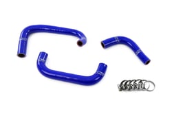 Picture of HPS Performance Products 57-2100-BLUE Silicone Breather Hose Kit