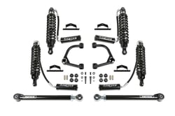 Picture of Fabtech K2385DL 4" Uniball Upper Control Arm Lift Kit with Dirt Logic 2.5 Resi Coilovers