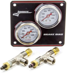 Picture of Longacre Racing Products 52-44124 Mini Brake Bias Panel Black