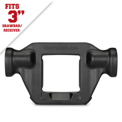 Picture of Rock Tamers RT059 3 Inch Center Hub Matte Black Forged Aluminum