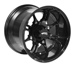 Picture of AMS Automotive 5000-032BS Roll'N 108 Cast Aluminum Rear Wheel 15x10 4/137 Matte Black