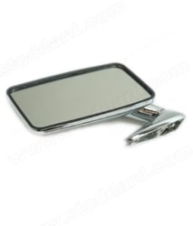 Picture of Genuine Porsche 911-731-013-10 Left Side Chrome Door Mirror Large Rectangular