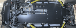 Picture of Rock Hard 4x4 RH-90561 Complete Bellypan Skid Plate System with Dual Crossmembers for EcoDiesel Jeep Wrangler JL 4-Door