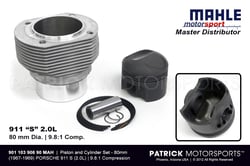 Picture of MAHLE PS80-001 Piston and Cylinder Set for Porsche 911S 2.0L