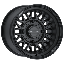 Picture of Raceline Wheels A13B-51037-00 Omega Satin Black ATV UTV Wheel 15x10 4x137 0mm Offset