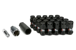 Picture of Project Kics WRIF13KK R40 Iconix Locking Lug Nut Set Black M12x1.25