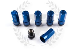 Picture of Project Kics WCL5311U Leggdura Racing Lug Nuts Blue 53mm M12x1.5 Closed-End 16+4 Locks
