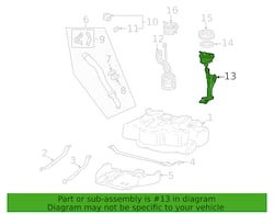 Picture of Genuine Porsche 997-620-831-03 Fuel Level Sending Unit
