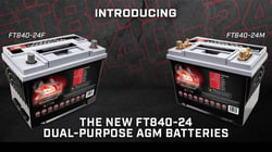 Picture of Fullriver Battery FT840-24F Full Throttle AGM Battery 12V 75Ah 840 CCA Group 24F