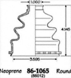 Picture of EMPI 86-1062D CV Boot Kit