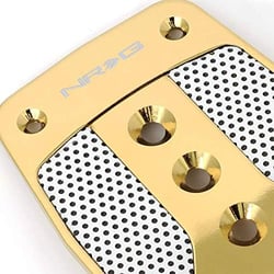 Picture of NRG Innovations PDL-400CG Chrome Gold Race Pedal Pads