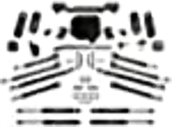 Picture of Fabtech Rear Long Arm Suspension Lift Kit